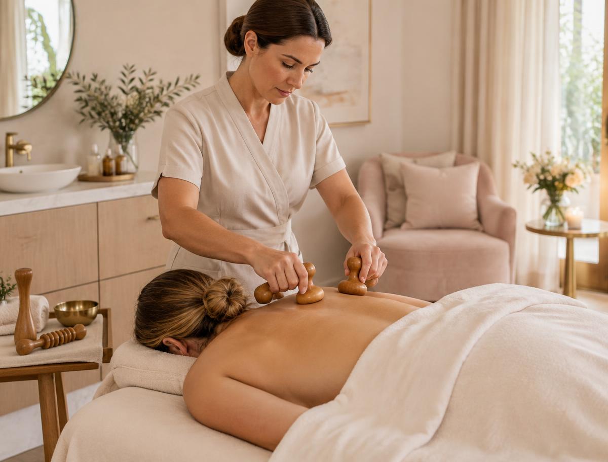 Tratamiento profesional de maderoterapia